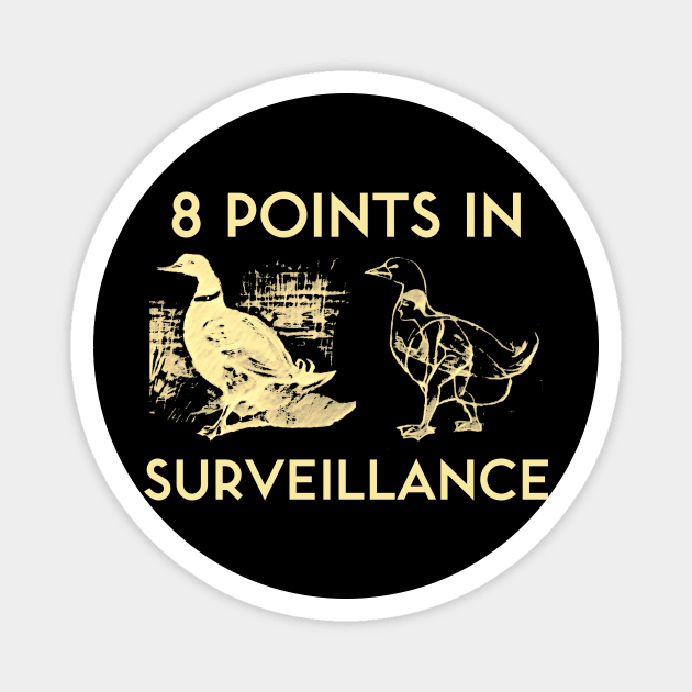 8 Points In Surveillance Magnet by kenrobin